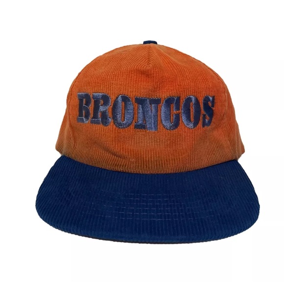 NFL Other - Vintage Corduroy Denver Broncos SnapBack Trucker Hat